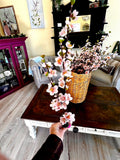 Pink Apple Blossom Spray