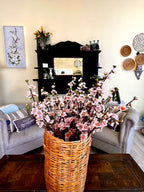 Pink Apple Blossom Spray