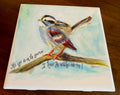 Blue Sparrow Trivet