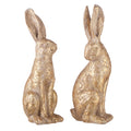 Gold Bunny Figurine