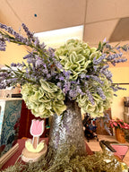 Faux Lavender Spray 21"