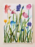 In Full Bloom - Original Alcohol Ink Painting