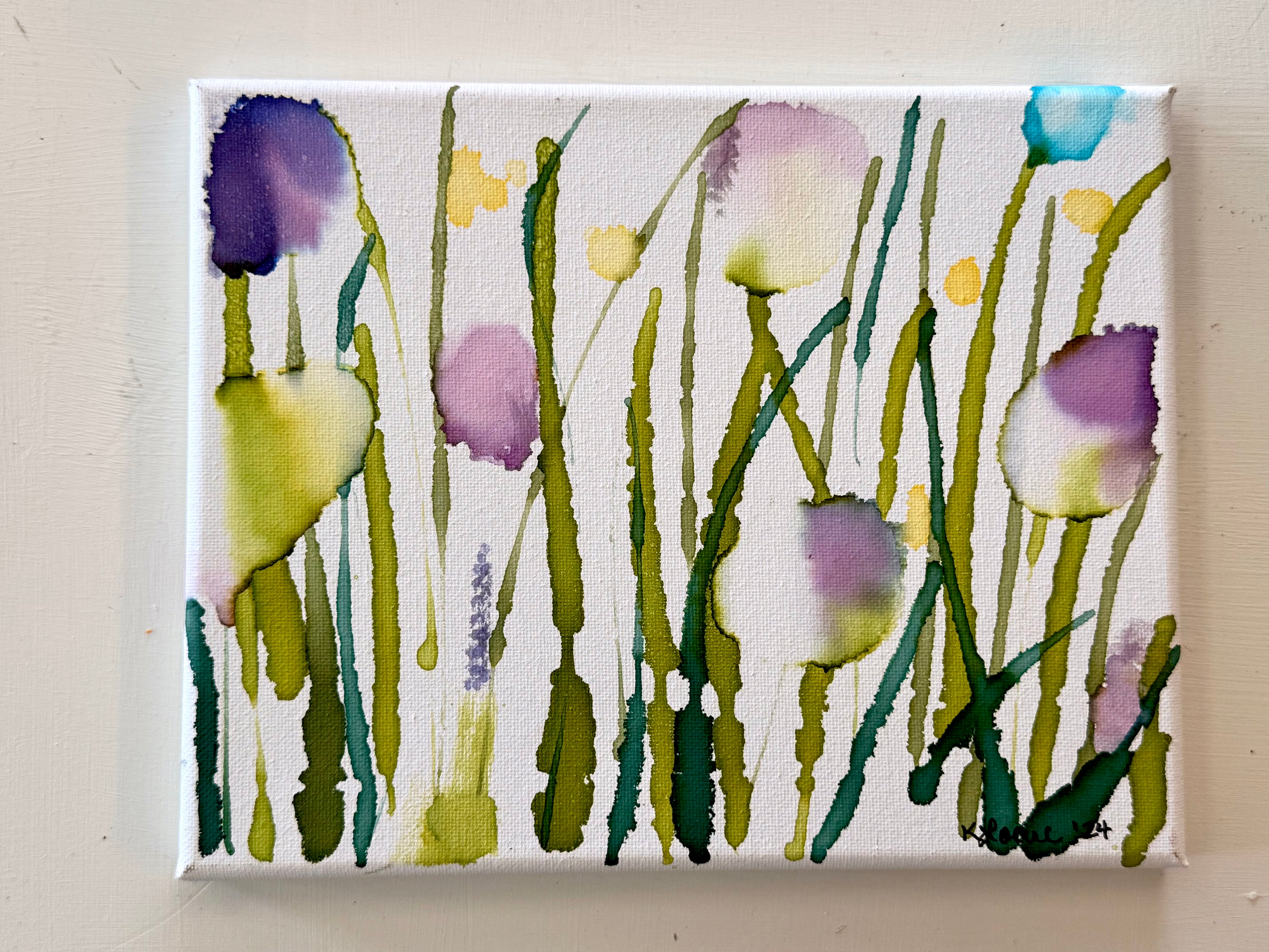 Spring Reverie - Original Alcohol Ink Painting