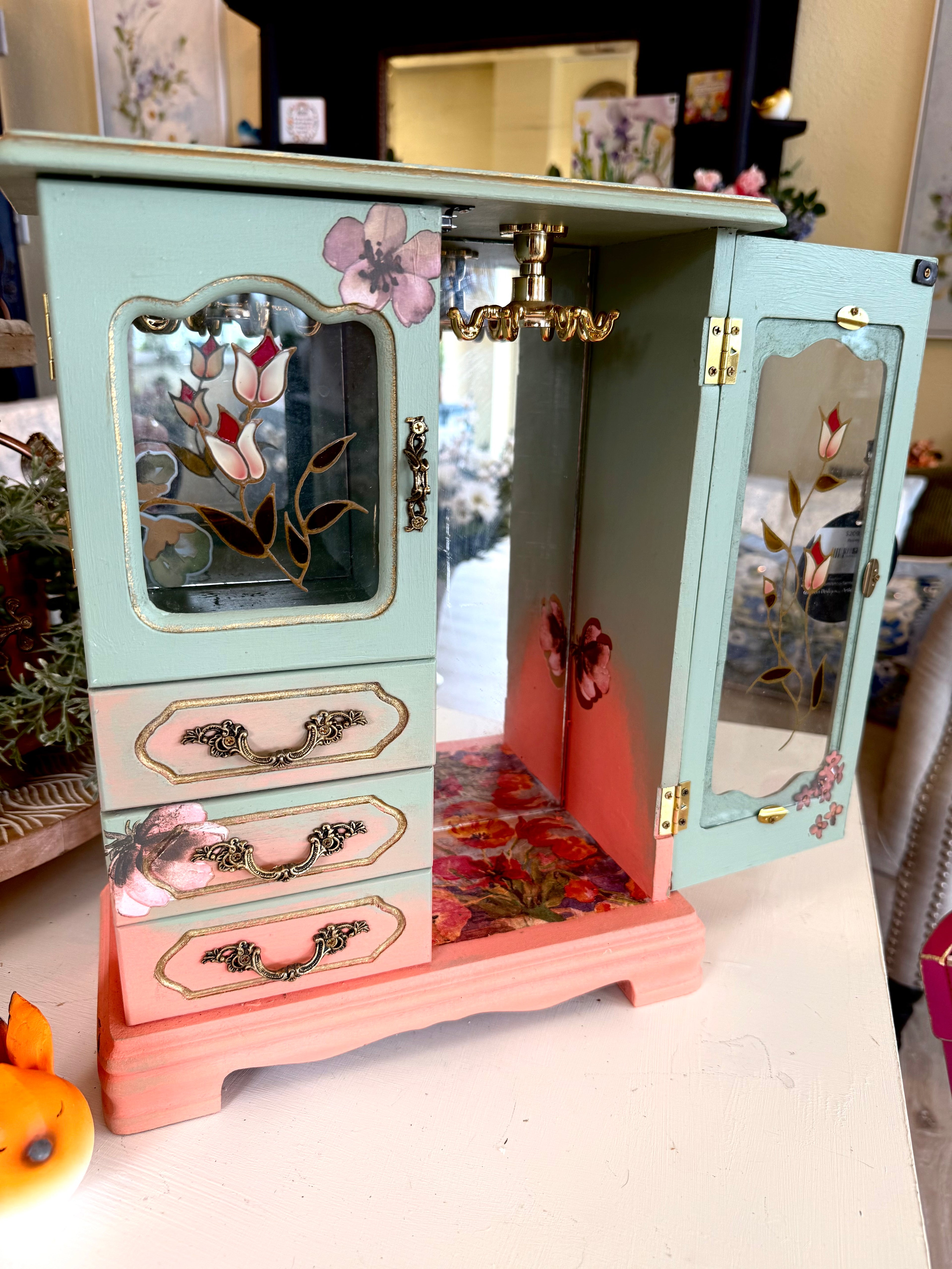 Roselyn: Jewelry Armoire