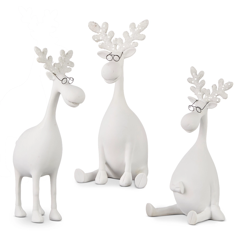 Moose with Glasses Figurine