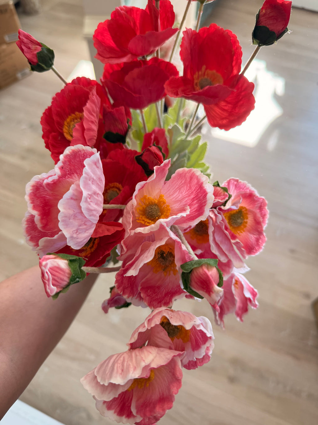 Real Touch Poppy Spray