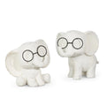Elephant with Glasses Figurine