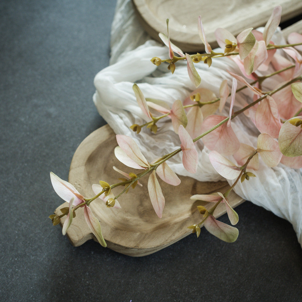 33" Pink Eucalyptus Spray