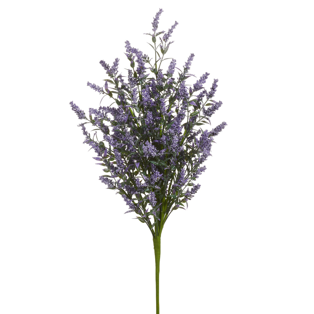 Faux Lavender Spray 21"