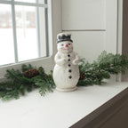 Red Nosed Snowman Figurine 8"